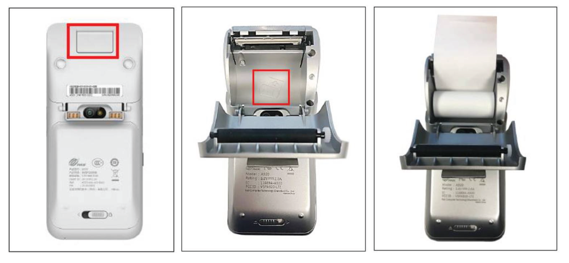 Reemplazo del rollo de papel para el A920 MAX y A80